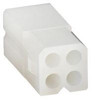 MOLEX 150179-2040 Connector Housing, Natural, Standard .062"+ 150179 Series, Receptacle, 4 Ways, 3.68 mm