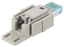 HARTING 09454001520 Modular Connector, RJ45 Plug, 1 x 1 (Port), 8P8C, Cat6a, Cable Mount