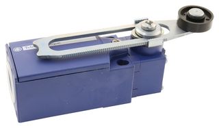 TELEMECANIQUE SENSORS XCKN2145G11 Limit Switch, Adjustable Roller Lever, SPST-NO, SPST-NC, 3 A, 240 V, 0.1 N-m, OsiSense XC Series