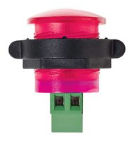 VCC / VISUAL COMMUNICATIONS COMPANY CNX722C200FVB LED Panel Mount Indicator, TuffLED™, Red, 28 VDC, 23.1 mm, 20 mA, 1.9 cd, IP67, NEMA 6P
