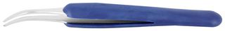 IDEAL-TEK 2AB.SA.DR Tweezer, ESD, Precision, Curve, Round, Stainless Steel, 120 mm