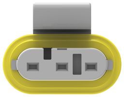 TE CONNECTIVITY 1745083-1 Connector Housing, Superseal 1.5mm, Plug, 3 Ways, 6 mm
