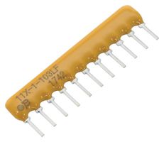 BOURNS 4611X-101-103LF Fixed Network Resistor, 10 kohm, Bussed, 10 Resistors, SIP, PC Pin, ± 2%