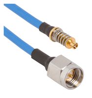AMPHENOL SV MICROWAVE 7032-6729-060 RF / Coaxial Cable Assembly, 6 ", 152 mm, TFlex 405, SMPM Straight Jack, SMA Straight Plug