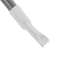 TE CONNECTIVITY - RAYCHEM TC-CAPS-4001-9 Heat Shrink Boot, Semirigid, Flame Retardant, End Cap, 0.063 ", 1.6 mm, White, 0.75 ", 19.1 mm