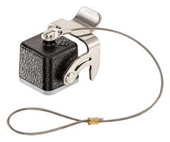HARTING 09370035401 Dust Cap / Cover, IP65, IP67, Protection Cover w/ Cord, Harting Han Series 3A Receptacle Hoods