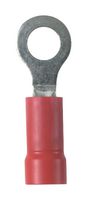 PANDUIT PV18-14R-MY Ring Tongue Terminal, M6, 1/4", 18 AWG, 1 mm², PV Series, Red