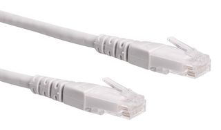 ROLINE 21.15.0935 Ethernet Cable, UTP, Cat6, RJ45 Plug to RJ45 Plug, UTP (Unshielded Twisted Pair), Grey, 5 m