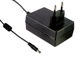 MEAN WELL GST25E15-P1J AC/DC Power Supply, ITE, 1 Output, 25 W, 15 VDC, 1.66 A