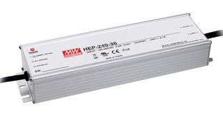 MEAN WELL HEP-240-36A AC/DC Enclosed Power Supply (PSU), ITE, 1 Outputs, 241.2 W, 36 VDC, 6.7 A