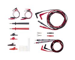 POMONA 6340. Test Lead Kit, 8 x Test Leads, Test Probes, Alligator Clips, 10 x Test Tips, Spade Lugs, Couplers