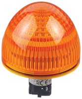 IDEC HW1P-5Q4A LED Panel Mount Indicator, Amber, 24 V, 22 mm, 15 mA, IP65, NEMA 4X