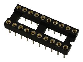 PRECI-DIP 110-87-320-41-001101 IC & Component Socket, 20 Contacts, DIP Socket, 2.54 mm, 7.62 mm, Beryllium Copper