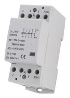 MULTICOMP PRO MCEUC2-25-4NCP Contactor, 9 A, DIN Rail, 400 VAC, 4PST-NC, 4 Pole, 4 kW