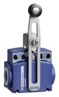 TELEMECANIQUE SENSORS XCKT2145P16 Limit Switch, Roller Lever, SPST-NO, SPST-NC, 3 A, 240 V, 0.25 N, OsiSense XC Series