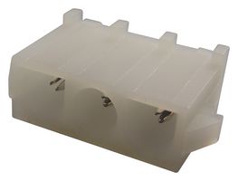 AMP - TE CONNECTIVITY 350429-1 Pin Header, Vertical, Wire-to-Board, 6.35 mm, 1 Rows, 3 Contacts, Through Hole Straight