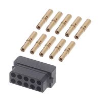 HARWIN M80-8441045 Rectangular Connector, Datamate L-Tek M80, 10 Contacts, Receptacle, 2 mm, Crimp, 2 Row