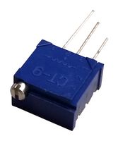 NIDEC COMPONENTS CT-9EW202 Trimmer, Multi Turn, RuO2 Cermet, Top Adjust, 2 kohm, Through Hole, 18 Turns