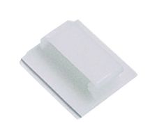 PANDUIT BEC75-A-T Fastener, Adhesive Backed Cable Clamp, Nylon 6.6 (Polyamide 6.6), Natural, 37.1 mm, 37.8 mm