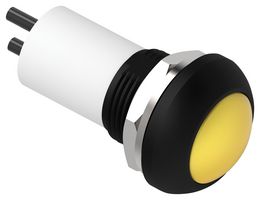 TE CONNECTIVITY - ALCOSWITCH PB6B2RS5M1CAL00S500 Industrial Pushbutton Switch, Subminiature, PB6 Series, 13.6 mm, SPST-NO, Off-(On), Round Domed