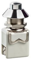 APEM 1223MRA Industrial Pushbutton Switch, 1200 Series, 12.2 mm, SPST-NO, Momentary, Plunger, Natural