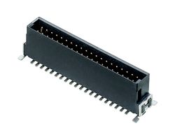 HARWIN M55-7014042R Pin Header, Board-to-Board, 1.27 mm, 2 Rows, 40 Contacts, Surface Mount, Kontrol M55 Series