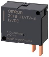 OMRON ELECTRONIC COMPONENTS G9TB-U1ATW-E  DC12 Power Relay, SPST-NO, 12 VDC, 120 A, G9TB Series, Bracket, Latching Single Coil