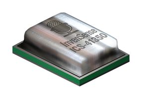 TDK INVENSENSE ICS-41350 Audio Control, MEMS Microphone, 1.65V to 3.6V, LGA, 5 Pins, -40 °C