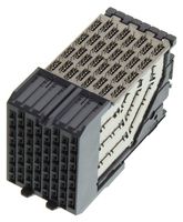 MOLEX 204066-1138 Connector, 3 Pair Right Angle Daughtercard, 8 Columns, Impel Plus 204066 Series, 64 Contacts