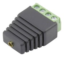 CLEVER LITTLE BOX CLB-JL-8153 Banana Test Connector, Jack, Cable Mount, 10 A, 30 VDC, Gold Plated Contacts