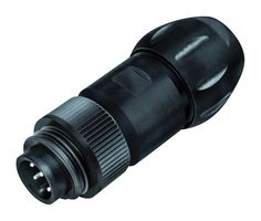 BINDER 99-4217-300-07 Circular Connector, Circular Power Connector, 692/693 Series, Cable Mount Plug, 6 Contacts