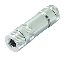 BINDER 99-3360-100-03 Sensor Connector, 768 Series, M8, Female, 3 Positions, Screw Socket, Straight Cable Mount