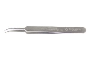 BERNSTEIN WERKZEUGFABRIK 5-052 Tweezer, SMD, Bent, Pointed, Stainless Steel, 110 mm Length