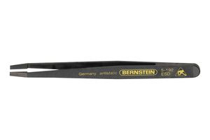 BERNSTEIN WERKZEUGFABRIK 5-192 Tweezer, ESD, Straight, Flat, Plastic, 120 mm Length