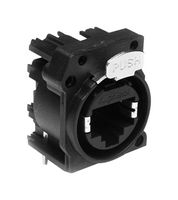 AMPHENOL SINE/TUCHEL RJX8FA5HB Modular Connector, RJ45 Jack, 1 x 1 (Port), 8P8C, Cat5e, Panel Mount