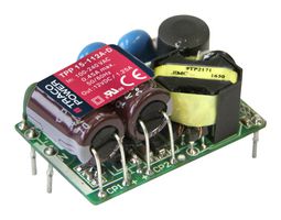 TRACO POWER TPP 15-136A-D AC/DC Open Frame Power Supply (PSU), ITE, Household & Medical, 1 Output, 15 W, 85V AC to 264V AC