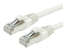 ROLINE 21.15.0855 Ethernet Cable, Cat7, RJ45 Plug to RJ45 Plug, SFTP (Screened Foiled Twisted Pair), Grey, 5 m
