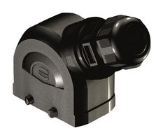 HARTING 19431100526 Heavy Duty Connector, IP66, With Gland, Nylon (Polyamide), Fibreglass Reinforced, 2 Lever, 10B