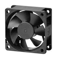 MULTICOMP MC002707 DC Axial Fan, 24 V, Square, 60 mm, 25 mm, Vapo Bearing, 19.3 CFM