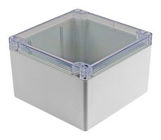 HAMMOND 1554QA2GYCL Plastic Enclosure, Multipurpose, Polycarbonate, 90 mm, 140 mm, 140 mm, IP68
