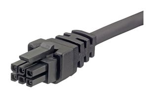 MOLEX 245132-0610 Cable Assembly, Micro-Fit 3.0 Receptacle to Micro-Fit 3.0 Receptacle, 6 Ways, 3 mm, 2 Row, 1 m