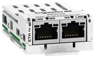 SCHNEIDER ELECTRIC VW3A3616 Communication Card, Ethernet, IP, Modbus, TCP, Altivar, Lexium, 2 x RJ45