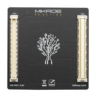 MIKROELEKTRONIKA MIKROE-3479 Add-On Board, MikroE MCU Card 3, STM32F091RC MCU, 2 x 168-Pin Mezzanine Connector