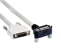 3M 1MF26-L576-00C-200 Computer Cable, Mini D Ribbon Straight 26 Position Plug, SDR Right Angle 26 Position Plug, 6.6 ft