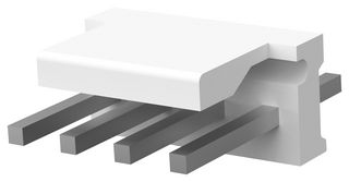 TE CONNECTIVITY - AMP 644752-4 Pin Header, Wire-to-Board, 3.96 mm, 1 Rows, 4 Contacts, Through Hole Straight, MTA-156