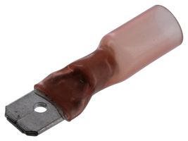 TE CONNECTIVITY - RAYCHEM 514711-000 Quick Disconnect Terminal, Quick Blade Splice, 6.35mm x 0.81mm, 0.25" x 0.032", 22 AWG, 18 AWG