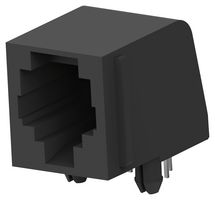 TE CONNECTIVITY - AMP 5520250-3 Modular Connector, RJ25 Jack, 1 x 1 (Port), 6P6C, Cat3, Through Hole Mount