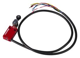TELEMECANIQUE SENSORS XCSM4115L5 Limit Switch, Roller Lever, DPST-NO, DPST-NC, 1.5 A, 240 V, 0.5 N-m, Preventa XCS Series