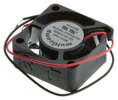MULTICOMP MC011502 DC Axial Fan, 12 V, Square, 25 mm, 10 mm, Vapo Bearing, 3 CFM