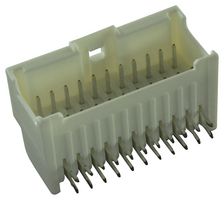 MOLEX 55959-2630 Pin Header, Wire-to-Board, 2 mm, 2 Rows, 26 Contacts, Through Hole Right Angle